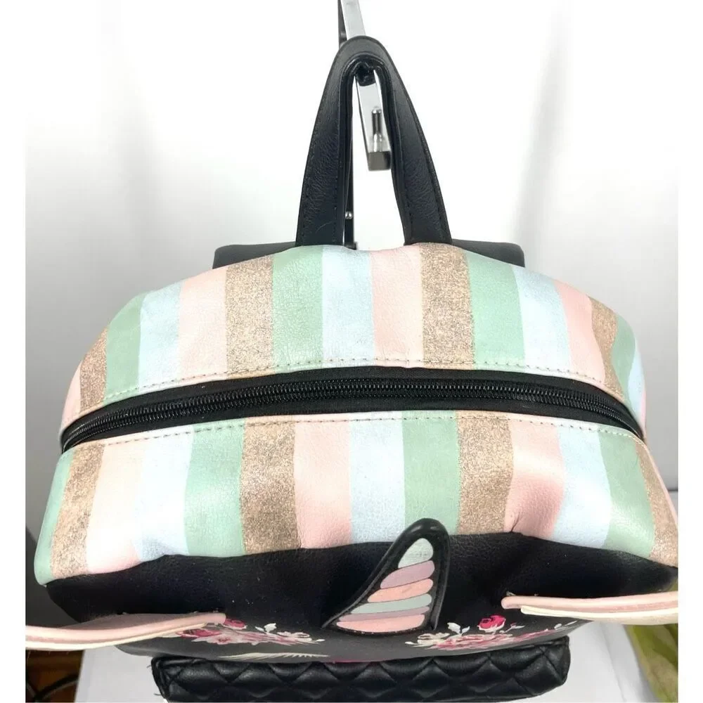 Betsey Johnson Apollo Unicorn Fashion Backpack Luv Betsey Very Rare HTF